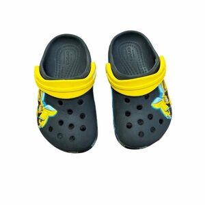 Crocs Bumblebee Clogs Kids Size C6 Black & Yellow Transformers